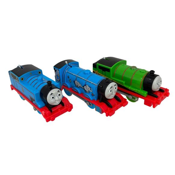 Thomas & Friends Trackmaster Lot 3 Motorized Trains Percy Mattel Gullane Works - Picture 1 of 13